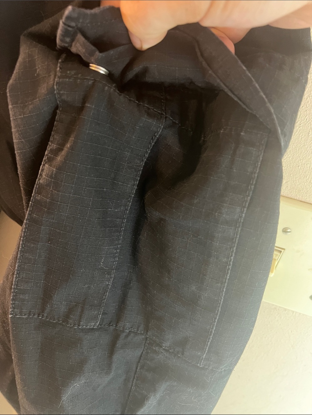 CARHARTT WIP RIPSTOP CARGO JOGGER BLACK SIZE LARGE SEE MEASUREMENTS - Picture 7 of 11